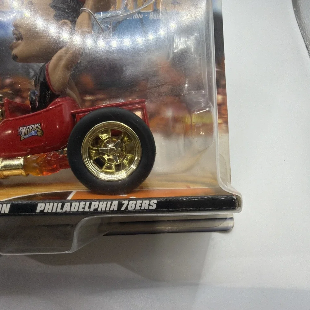 1998 Allen Iverson Radical Rides Hot Wheels 76ers Sixers #3 NBA Mattel Hoops NEW